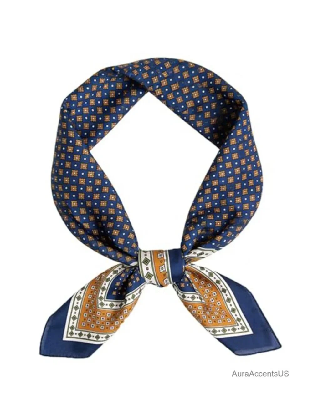 Silky Polyester Fashion Scarf 27.5 Inch Square